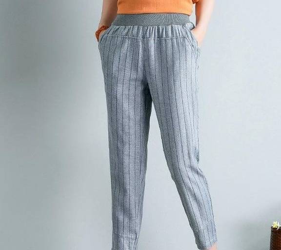 过时的阔腿裤别穿了！今年流行这6款“棉麻裤”比牛仔裤还舒服